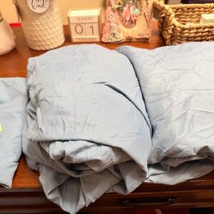 JCPenney Light Blue Bedding Sheets